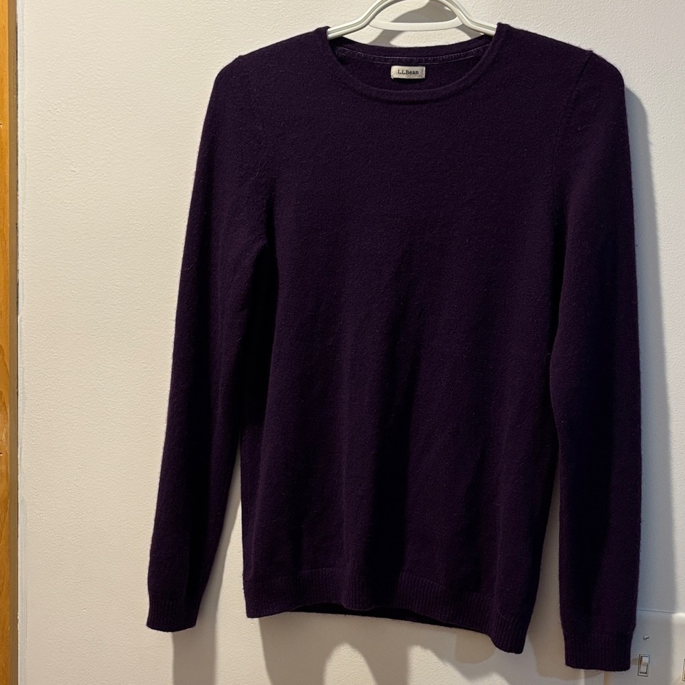 L.L. Bean Women's Purple Sweater